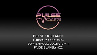 2024 SCVA Las Vegas Classic – Pulse 18 Clasen – Day 1