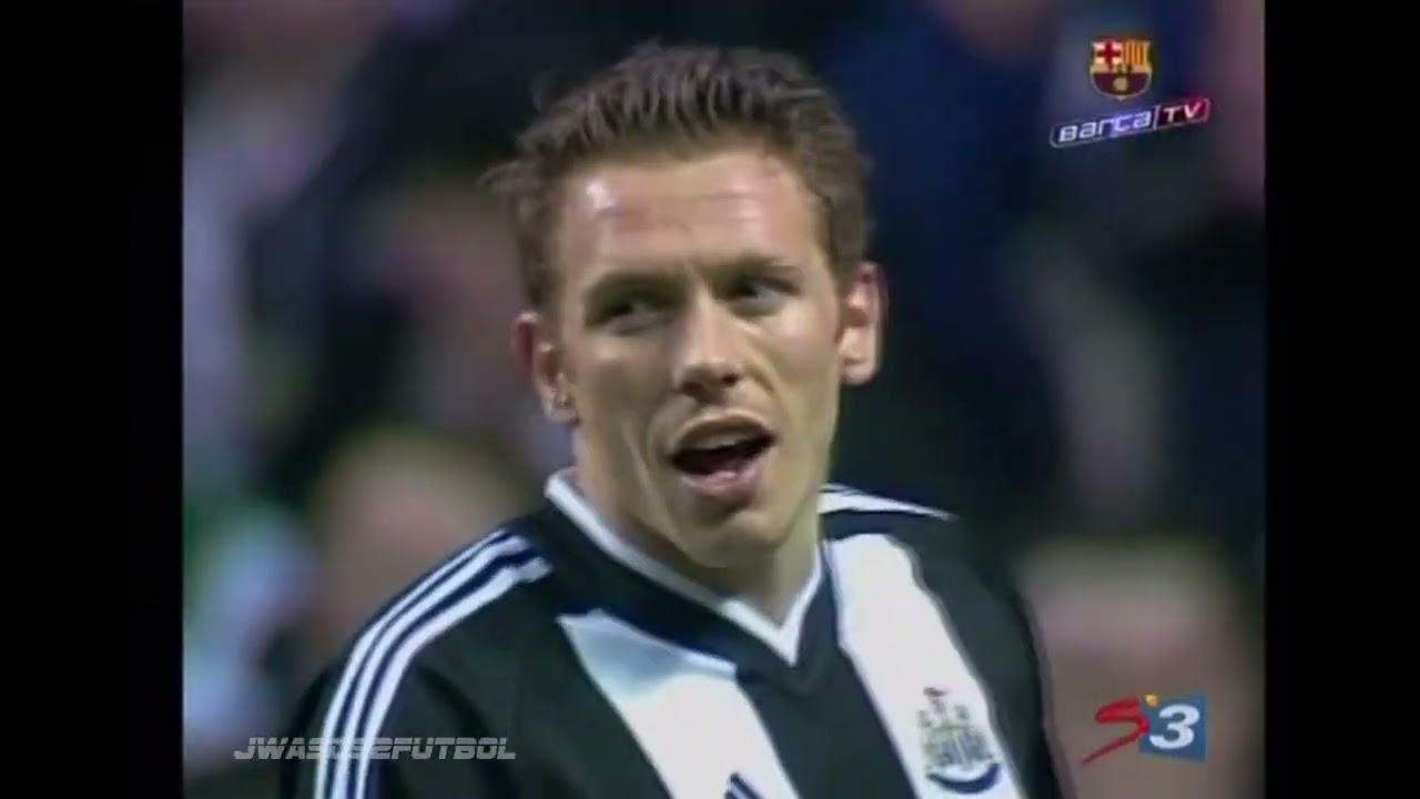 Newcastle 0 - 2 Barcelona UCL 2002/2003 Extended Goals & Highlights