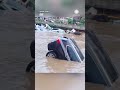 Cars Swept Away By Floodwaters In China
