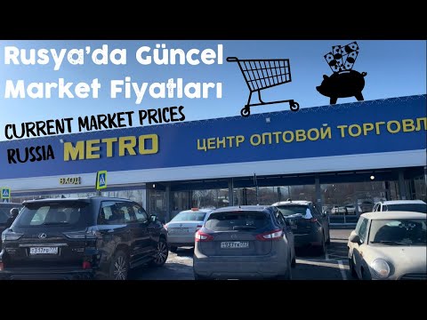Moskvada mövcud qiymətlər | ərzaq mağazaları üçün nə qədər ödədik? | Metro Market