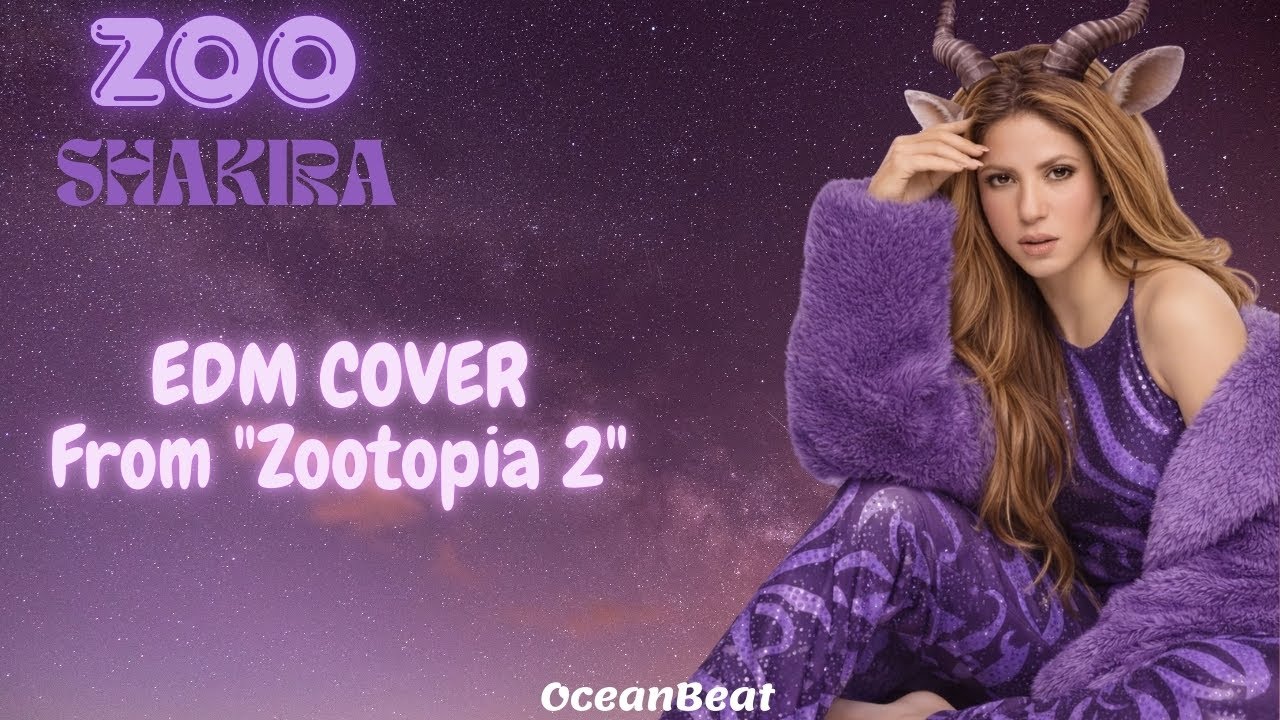 Zoo - Shakira | EDM COVER Lyrics (From "Zootopia 2") - 🌊 OceanBeat