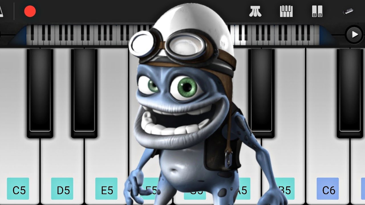 Crazy Frog на пианино. Crazy Frog на пианино по цифрам. Crazy Frog Axel f.