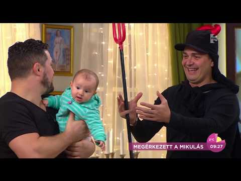 Tündéri: Bárdosi Sándor és Young G gyermekei így fogadták a Mikulást - tv2.hu/fem3cafe