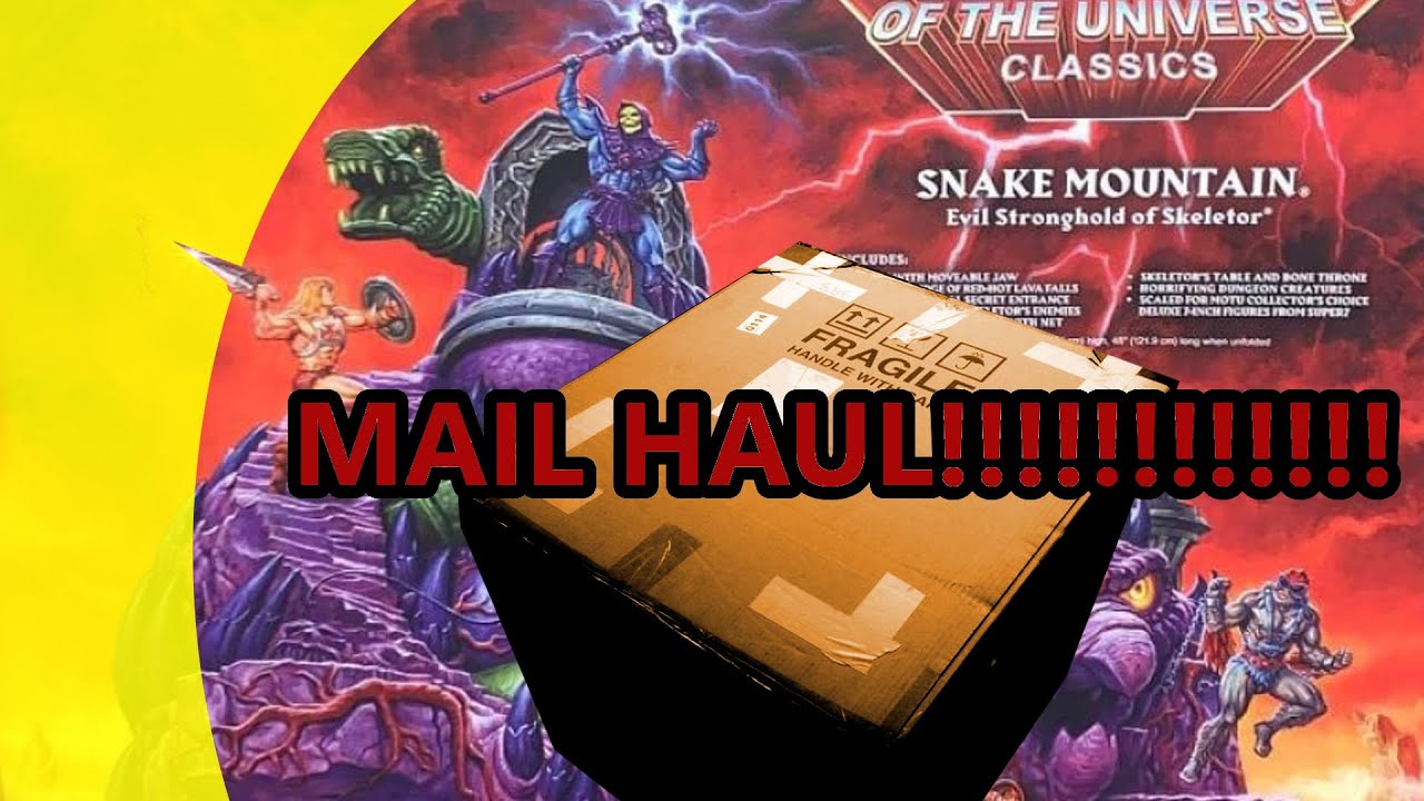 Epic Toy Mail Haul - Snake Mountain by Super7