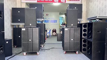Loa hoả tiễn 30 đôi Neo Ruby & Sub đơn 50 bass Lavoce itali