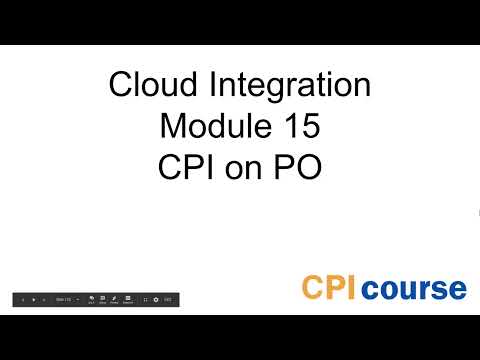 Free SAP CPI Course - Module 15: CPI on PO