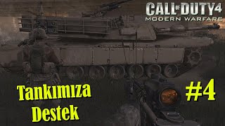 Tankımıza Destek Bataklık Call Of Duty 4 Modern Warfare 4.Bölüm Türkçe