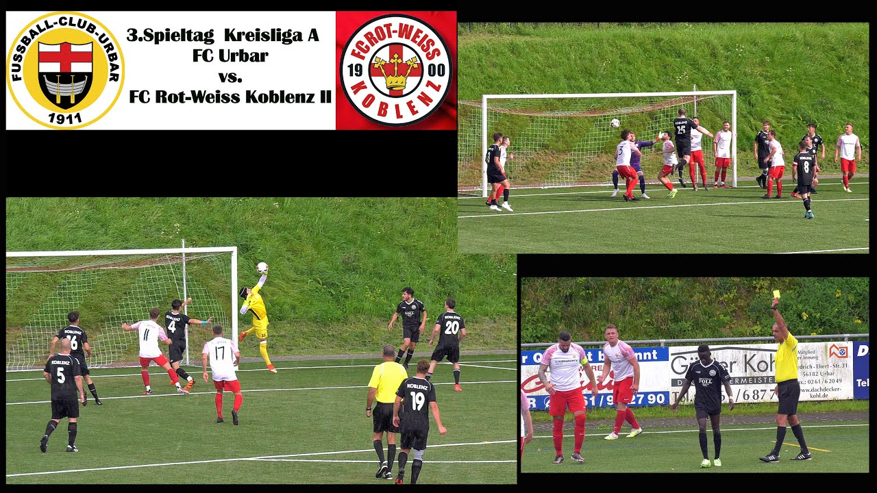 Kreisliga A: FC Urbar vs. FC Rot-Weiss Koblenz II