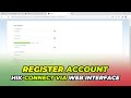 How To Register Hik Connect Account via Web Browser