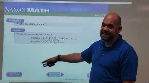 Lesson 30: Least common multiple, Reciprocals (Saxon Math, Level 6)
