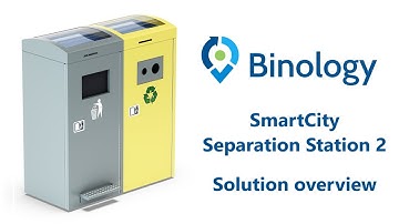 Binology Smart City Separation Station 2 | Waste managment WM | Smart city | Iot technology |
