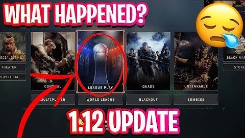 LEAGUE PLAY RULES + RELEASE DATE! BLACKOUT CAMOS and ARMOR NERF (NEW COD BO4 UPDATE 1.12 PATCH NOTES