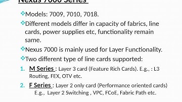 Cisco Nexus Switches : Overview