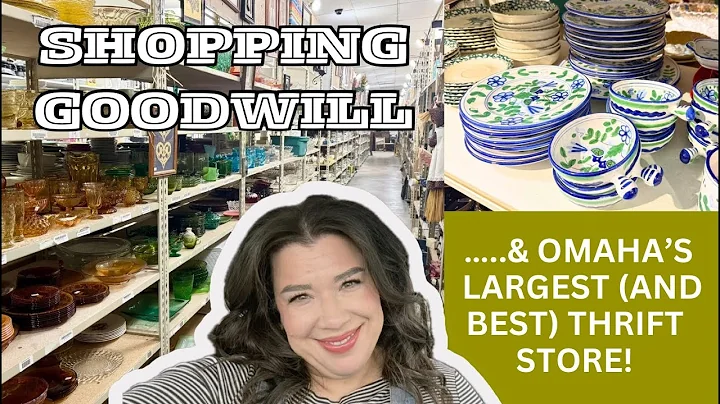 Thrift With Me | GOODWILL THRIFT STORES IN OMAHA | Eclectic Home Decor Thrifting VLOG