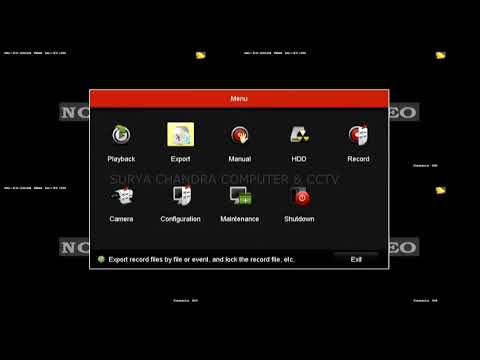 MENYALIN REKAMAN CCTV HIKVISION KE USB / HARDISK EXTERNAL