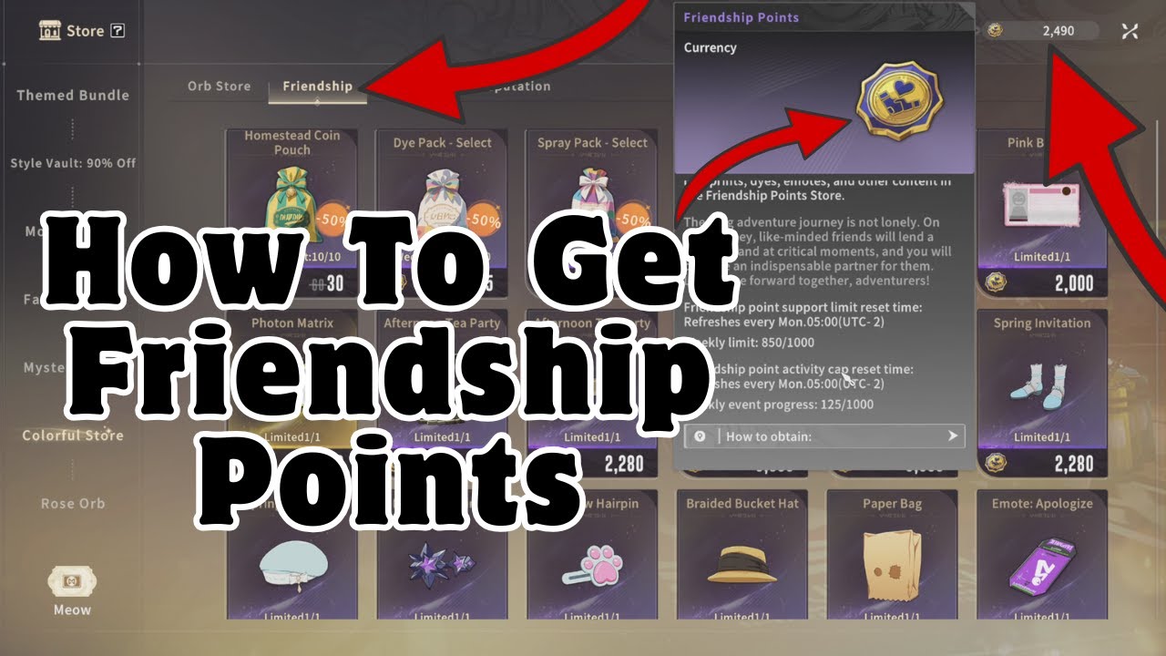 HOW To EASILY Acquire FRIENDSHIP POINTS In Blue Protocol