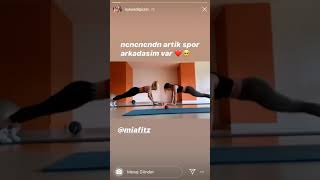 Mi̇afitz Ve Eylül Fitness Storysi Miafitz Taytlı Efsane Kalçalar