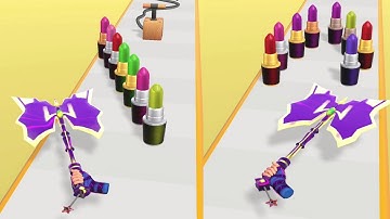 Sword Meltar Game! Satisfying and relaxing ASMR slicing video