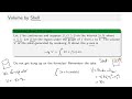 Section 6.4 (Intro) - Volume by Shells