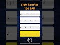 Sight Reading Workout – 100 BPM | Boost Beginner Rhythm Reading Accuracy
