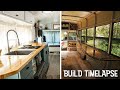 School Bus Conversion TIMELAPSE | Start to Finish I School Bus to Tiny Home