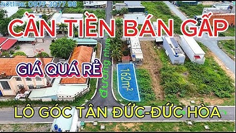 cần bán gấp lô góc mặt tiền kdc tân đức | đức hòa | long an
