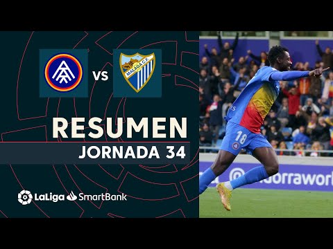Andorra CF Malaga Goals And Highlights