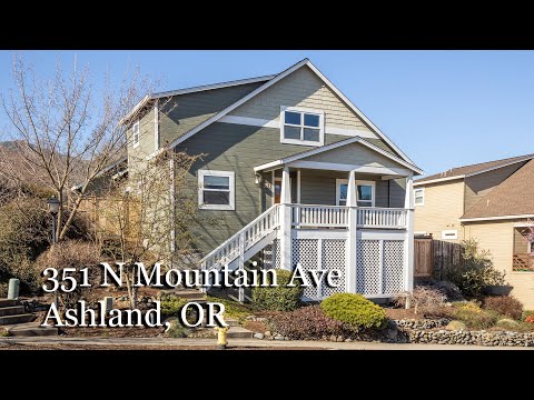 351 N Mountain Ave, Ashland, OR home video tour