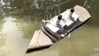 Sinking Of The R.M.S Nivara (CardBoard Ship 2)