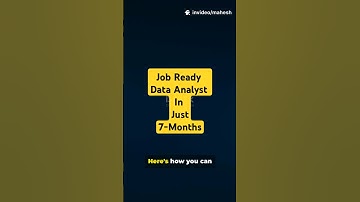Become a Job-Ready Data Analyst in 7 Months 💼 | Complete Guide