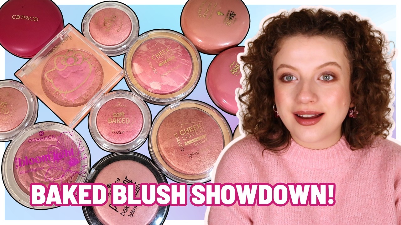 ESSENCE CATRICE BAKED/GLOWY BLUSH SHOWDOWN! / ESSENCE SOFT BAKED BLUSHES COMPARISONS