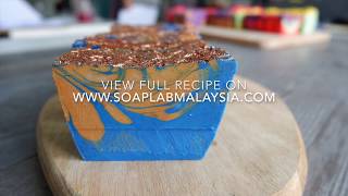 How To Make Diwali Inspired Soap: Cold Process Soap Malaysia screenshot 4