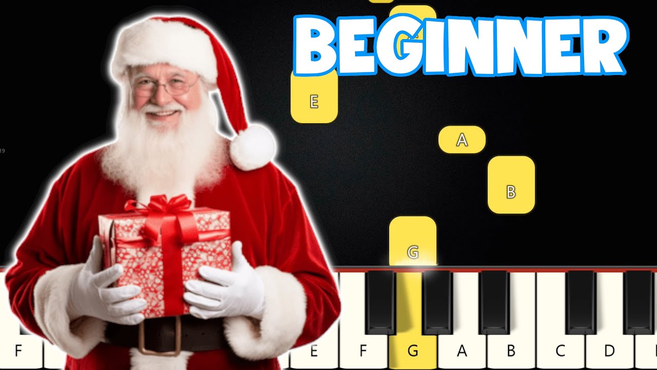 Let It Snow! Let It Snow! Let It Snow! - Christmas Songs | Beginner Piano Tutorial | Easy Piano