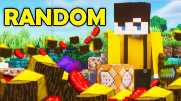 Minecraft But, I Get Random Blocks Every 30s