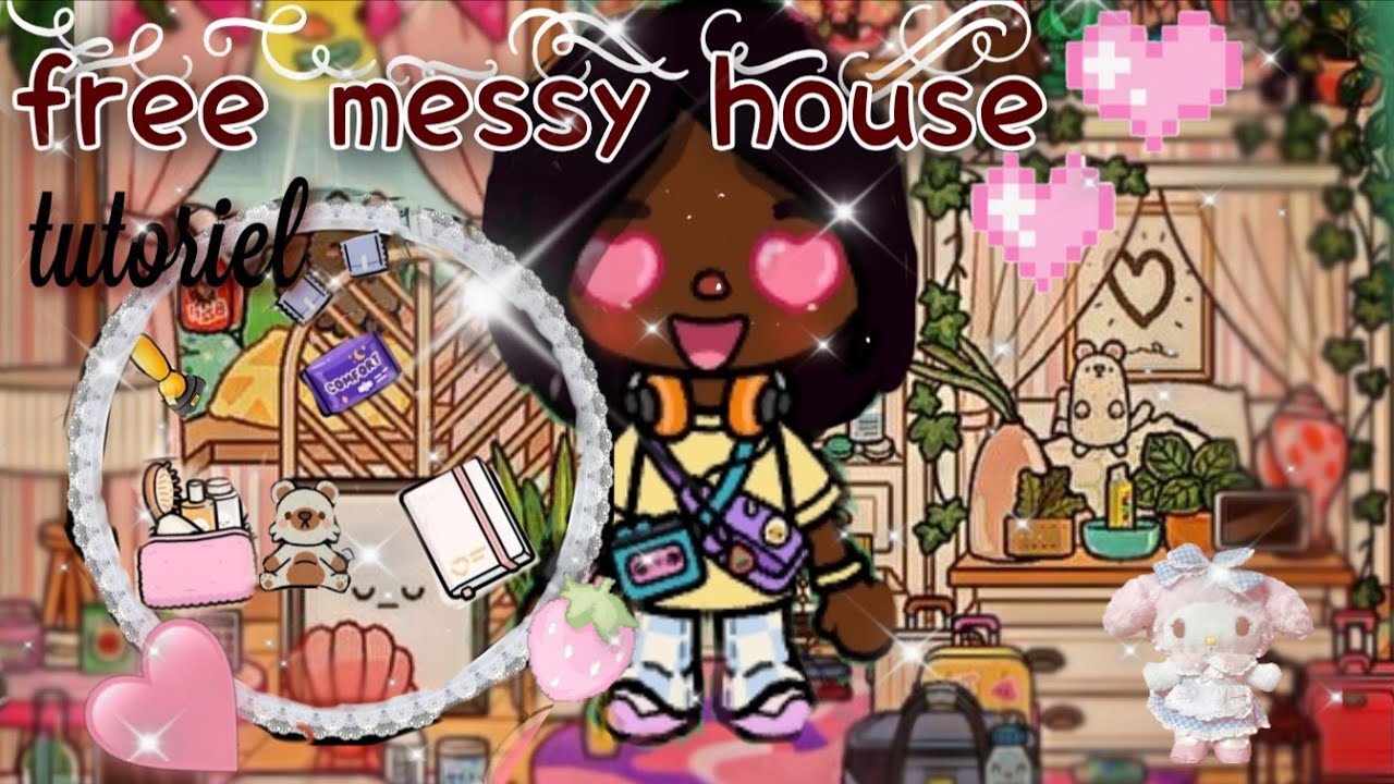 Free house | speed dormeing | because cause why not😝♥️🫧🌺🌻🧸🎀🍦⭐