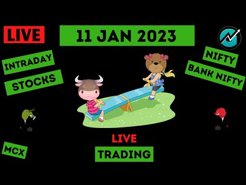Live Intraday Trading on 11 Jan 2023 | Nifty Trend Today | Banknifty Live Trading Strategy | GOC