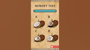 Memory Test Challenge 🤯😍 Intuition test #intuitiontest #testyourskills #braingames