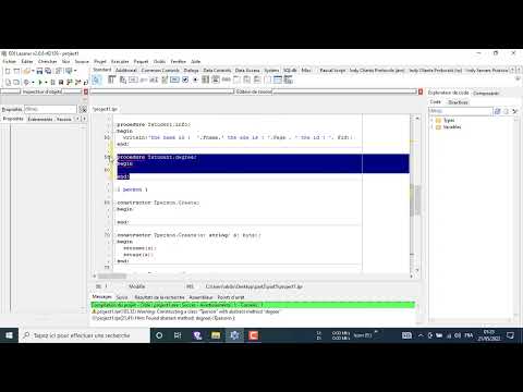 pascal classes : abstract methods
