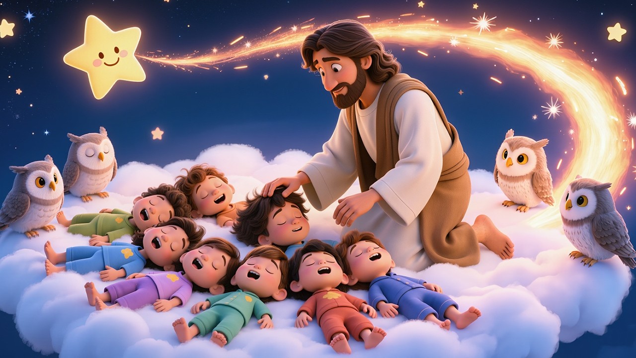 Soothing Christian Music for Babies to Sleep Through the Night with Jesus' Gentle Lullabies