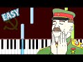 Gambar cover Soviet Anthem - Easy Piano Tutorial In SOVIET RUSSIA