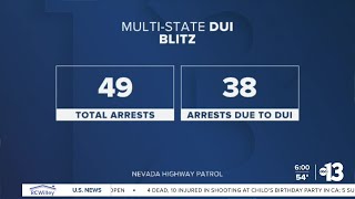 Nevada Highway Patrol s second annual DUI Blitz results in 49 arrests