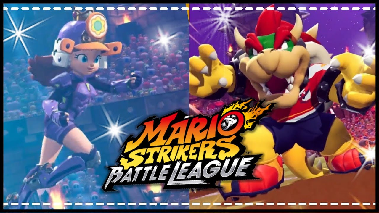 ✿ Mario Strikers: Battle League - Daisy vs Bowser | Lava Castle | ✿