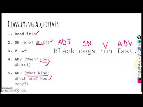 Classifying Adjectives