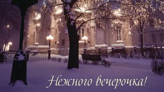 Желаю хорошего и доброго зимнего вечера ❄️💜💙❄️