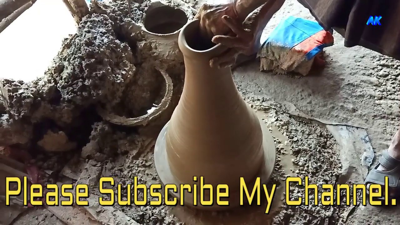 BEST SATISFYING ATR CLAY POTTERY COMPILATION//MAKING POTTERY POT BY