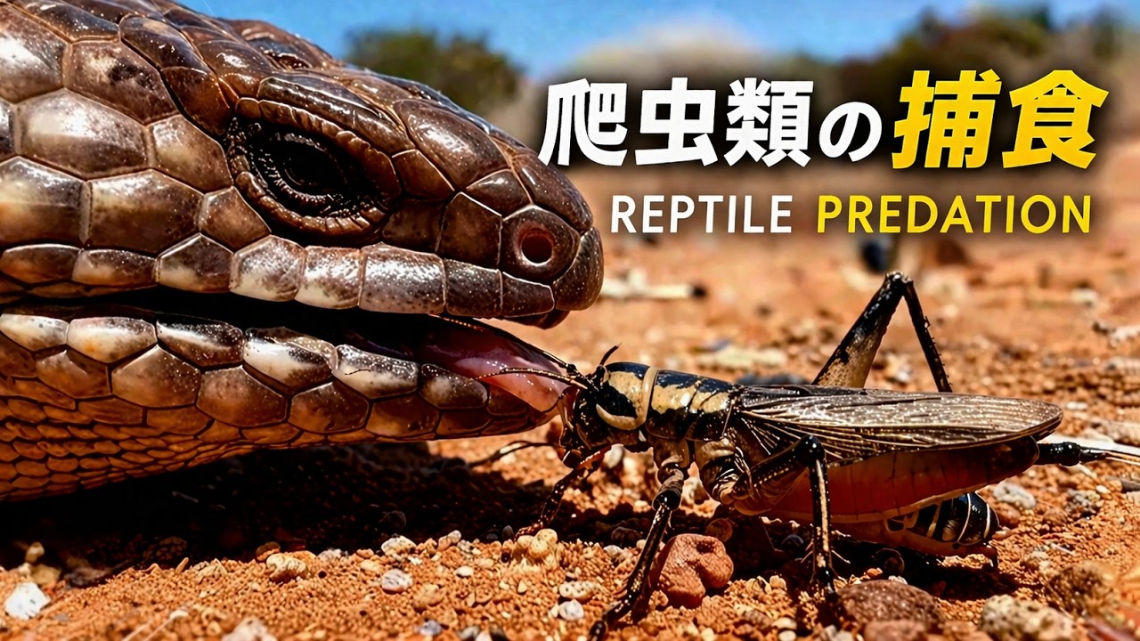 【精密観察】爬虫類の狩り｜The Hunt: Reptile Survival Tactics (Created with Generative Software)