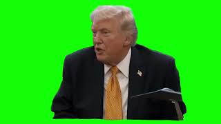 Donald Trump everything about him is dumb green screen