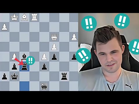 Brilliant Sacrifice by Magnus Carlsen Leaves Opponent Stunned