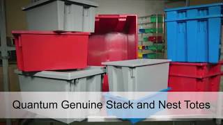 Quantum Genuine Stack and Nest Totes