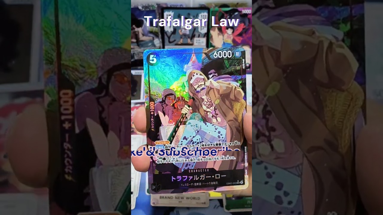 Trafalgar Law One Piece card game Anime 25th collection EB-02 Card Opening 